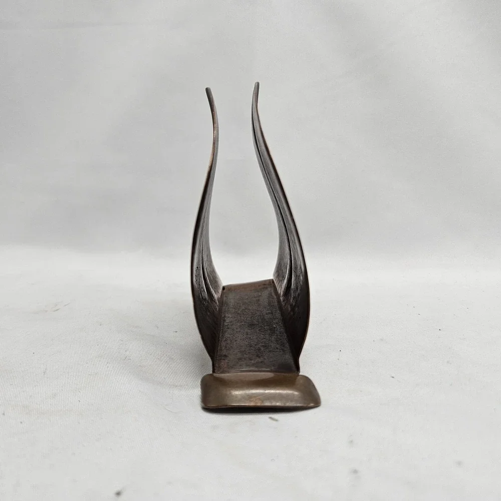 Scandinavian Sweden Copper‎ Desk Letter NAPKIN HOLDER Copper Dalarna VINTAGE